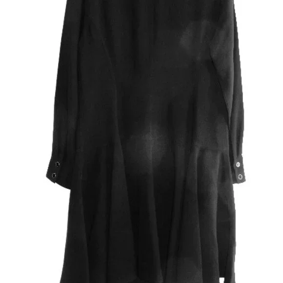 Lafayette 148 New York Black Shirt Dress in Size 10
